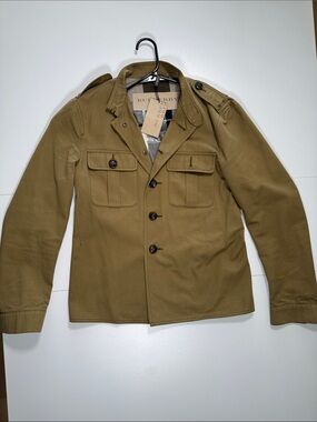 Burberry Olive-Tan Military Field Jacket